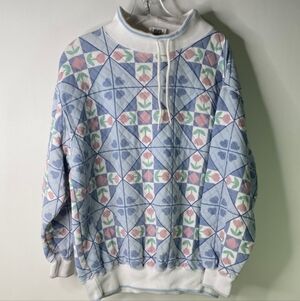 Jason Maxwell Pastel Geometric Sweatshirt